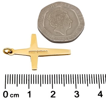 9ct gold 1.5g Cross Pendant